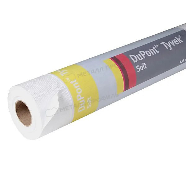 Пленка гидроизоляционная Tyvek Soft(1.5х50 м)